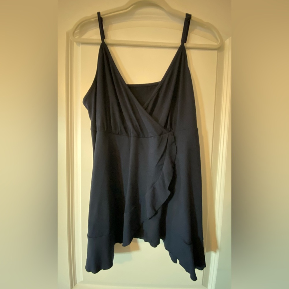 Navy blue top